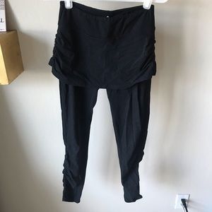 Athleta organic cotton skirted legging